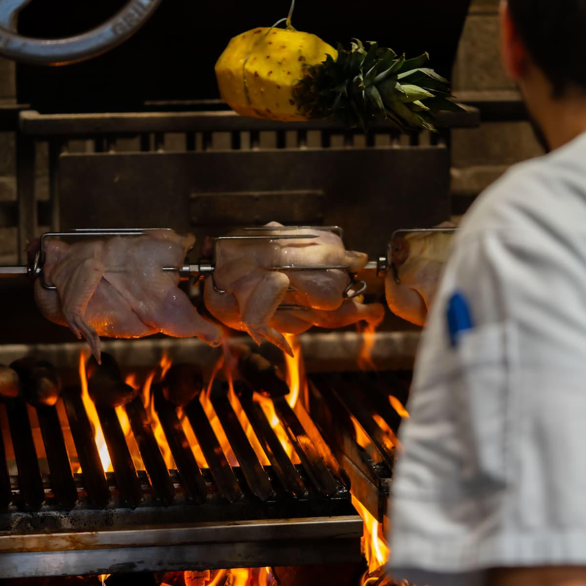 Fire, focus, and flavor in action.