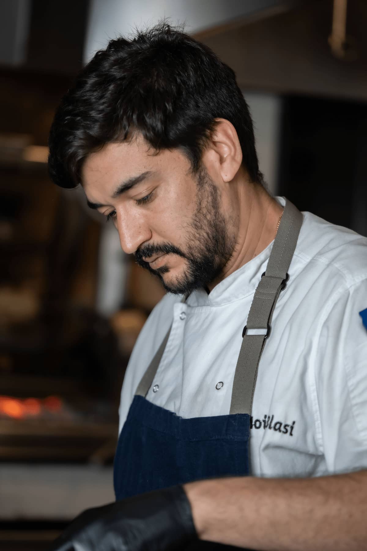 One of our chefs, mid-creation.