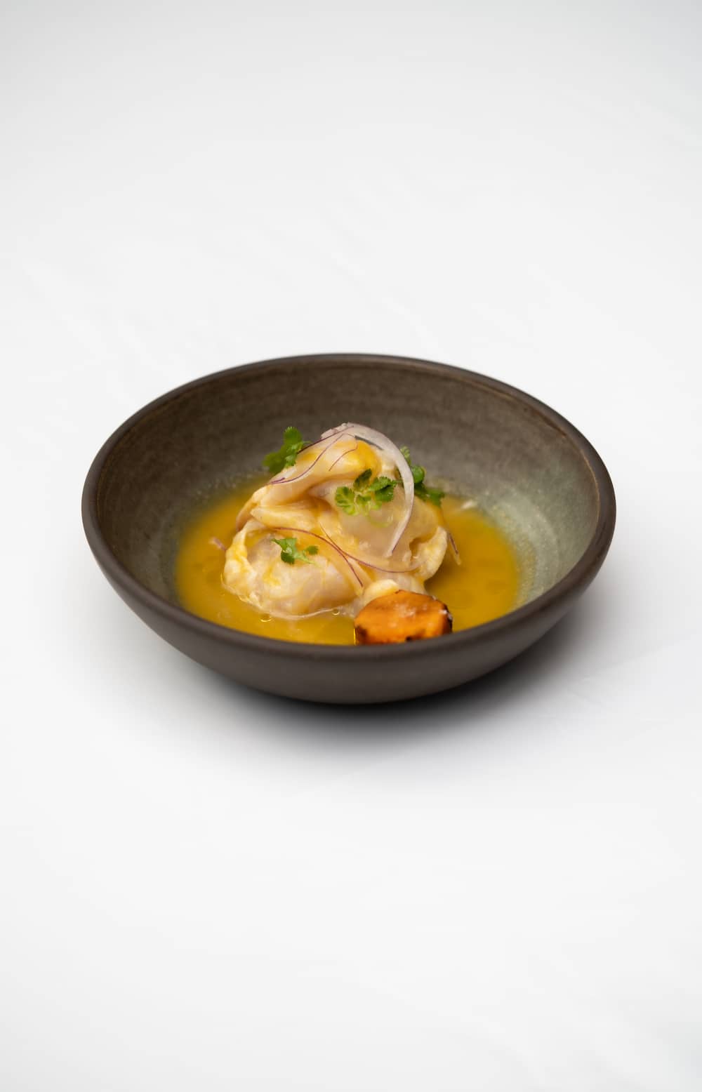Bright seafood in a punchy marinade.